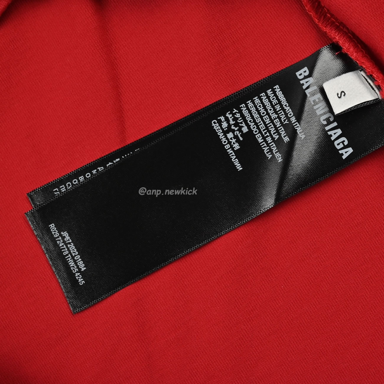 Balenciaga 24ss Gothic Printed Short Sleeves T Shirt (6) - www.newkick.vip